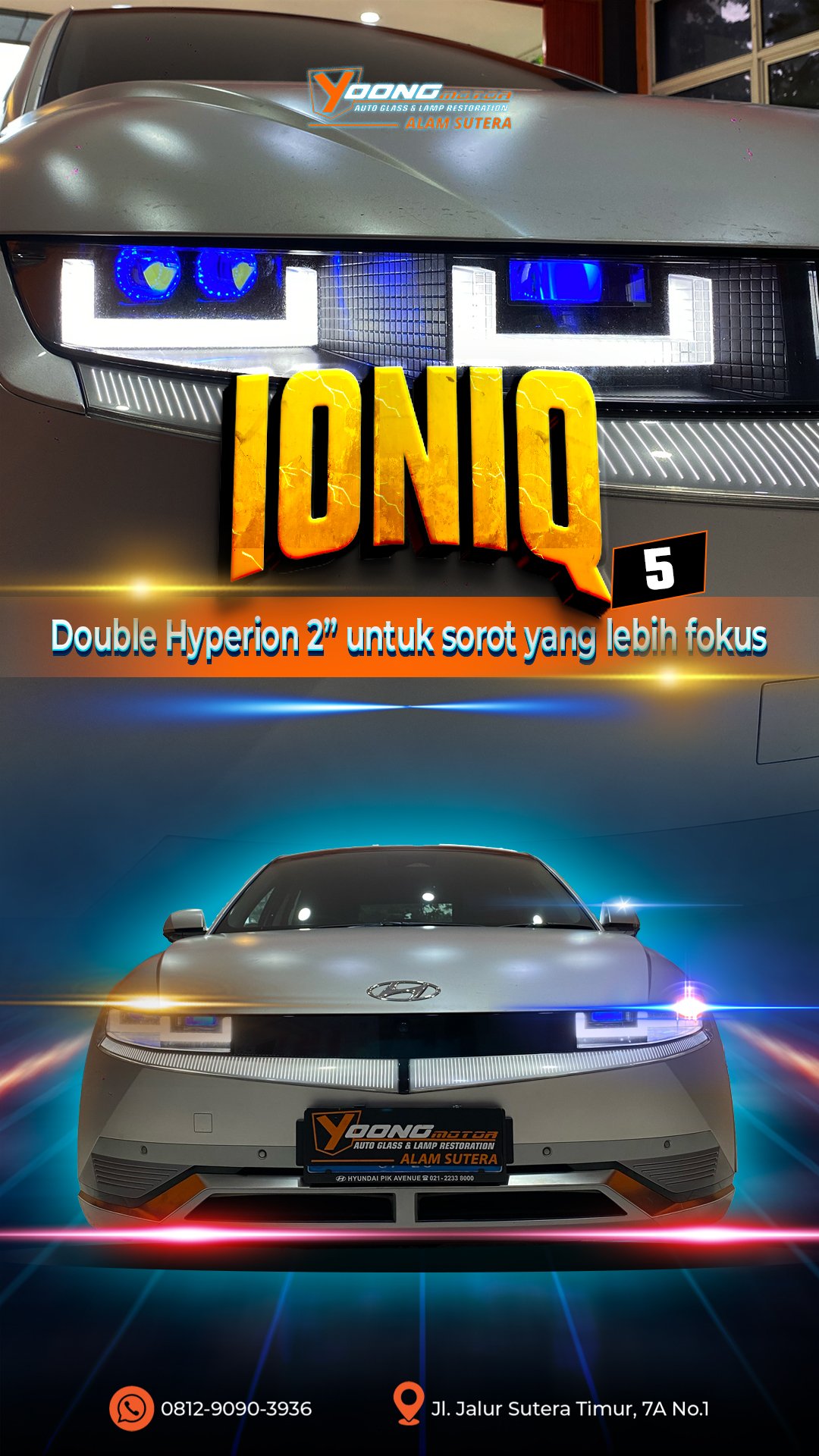 Hyundai Ioniq 5 Upgrade Projector