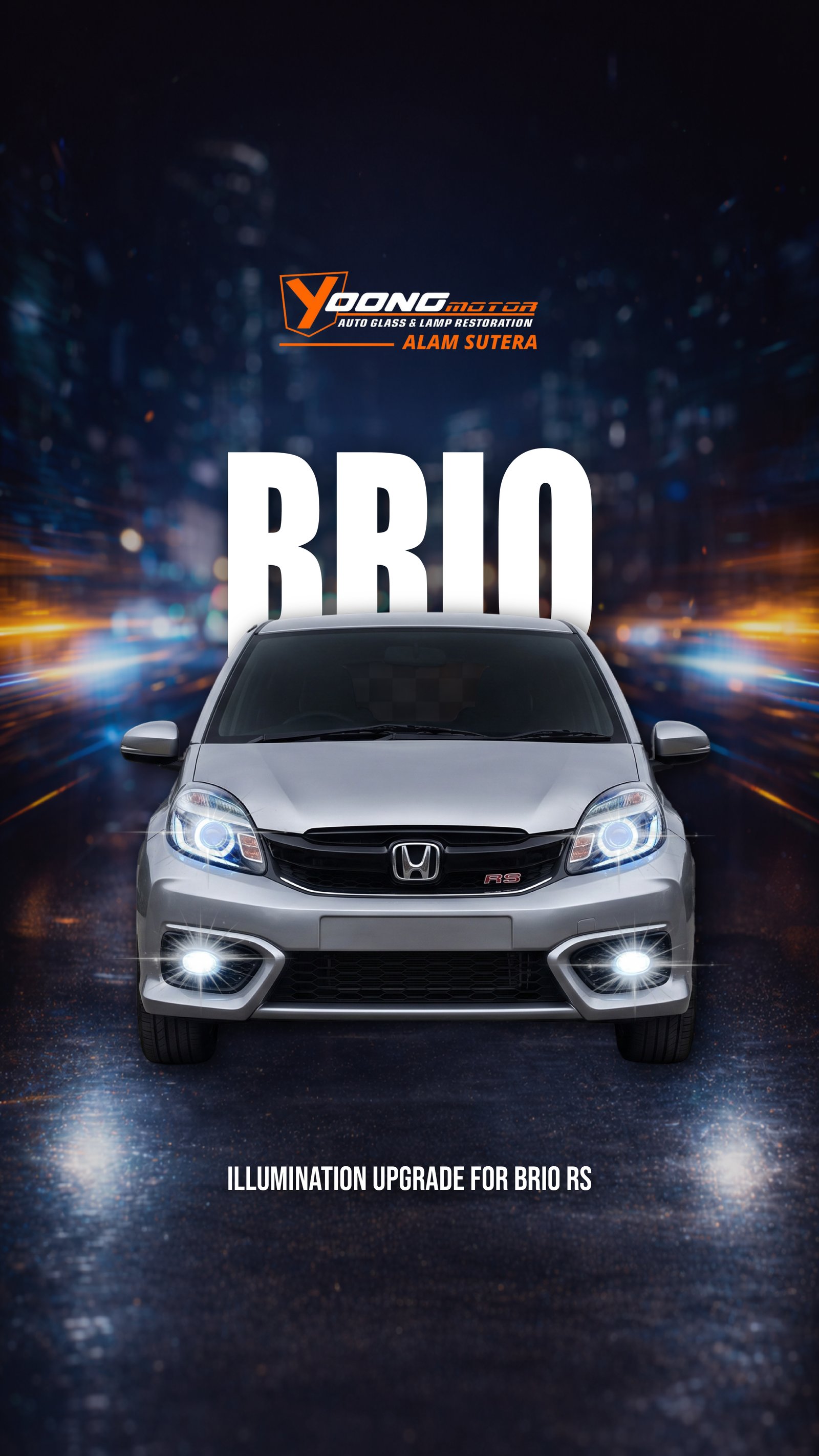 BRIO RS SIAP SIKAT JALANAN MALAM!