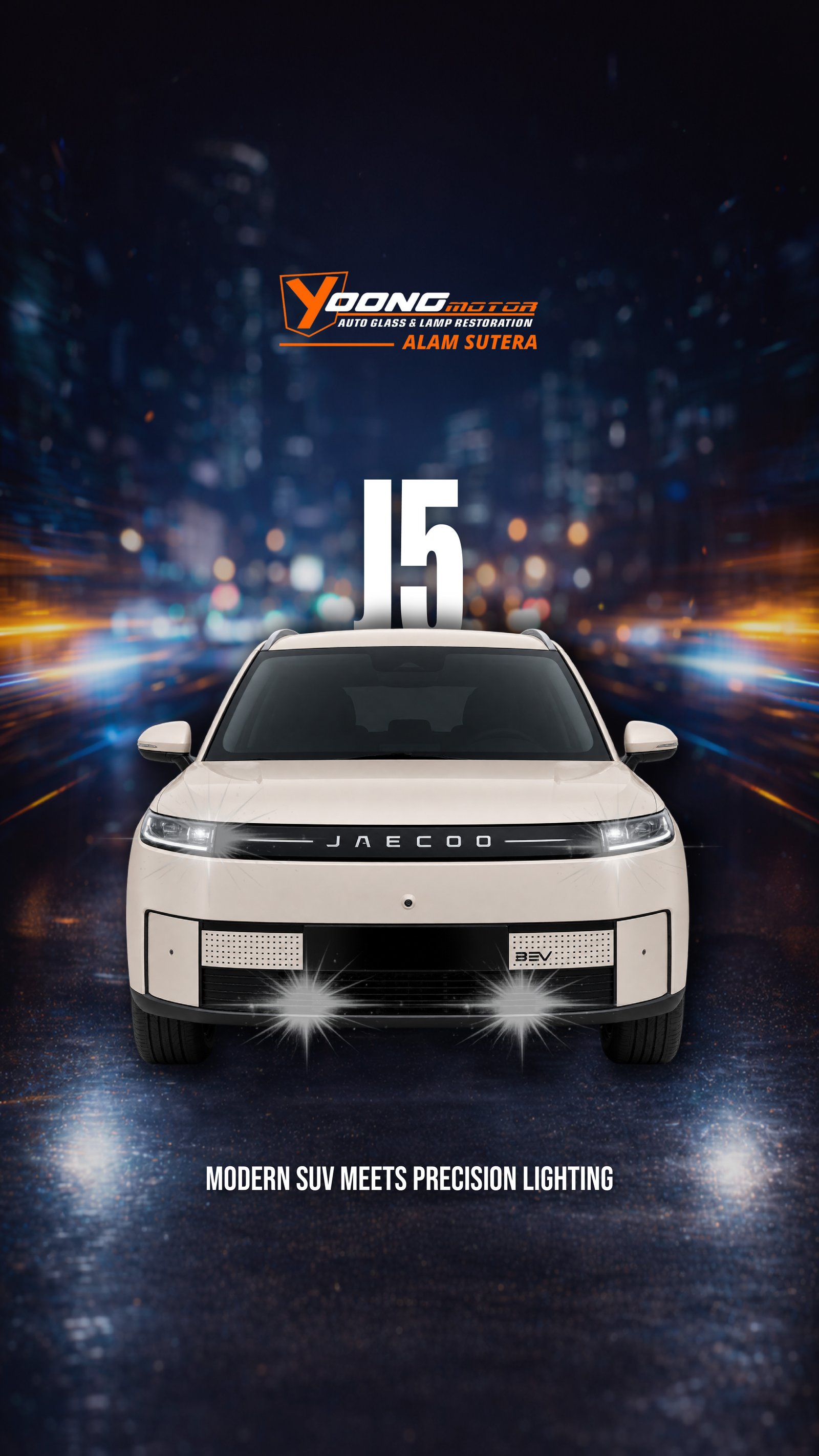 Modern SUV With Precision Lightning