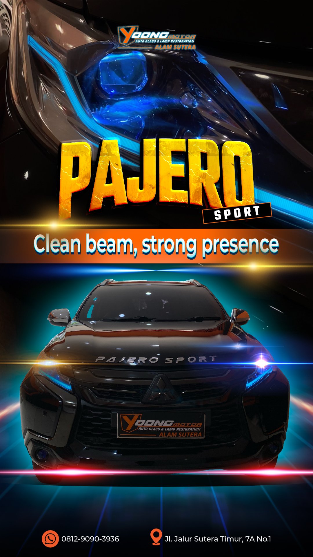 Pajero Matrix + Projector