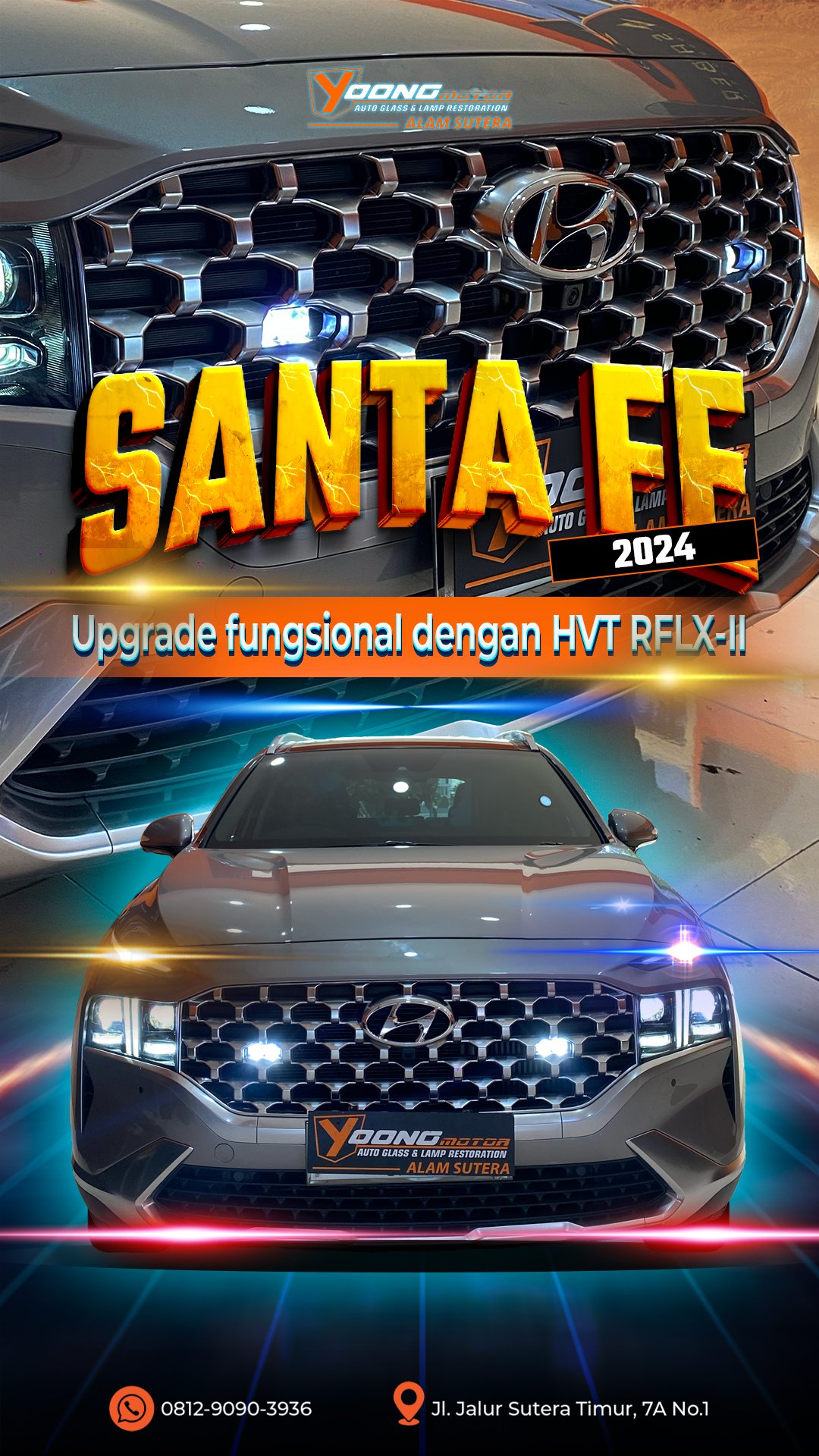 Santa Fe Upgrade Fungsional Mini Projie