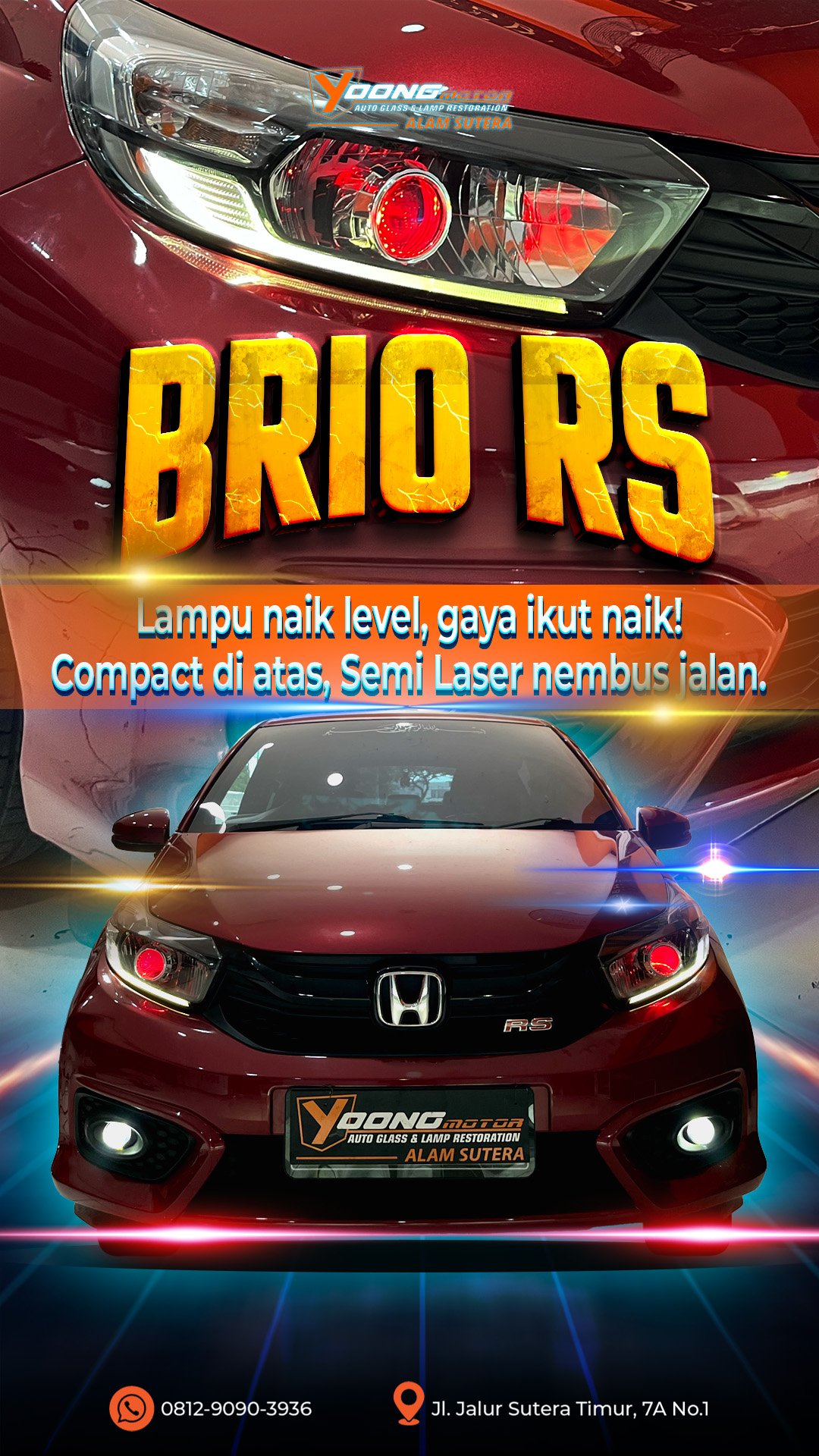 Mobil Imut Tatapan Galak