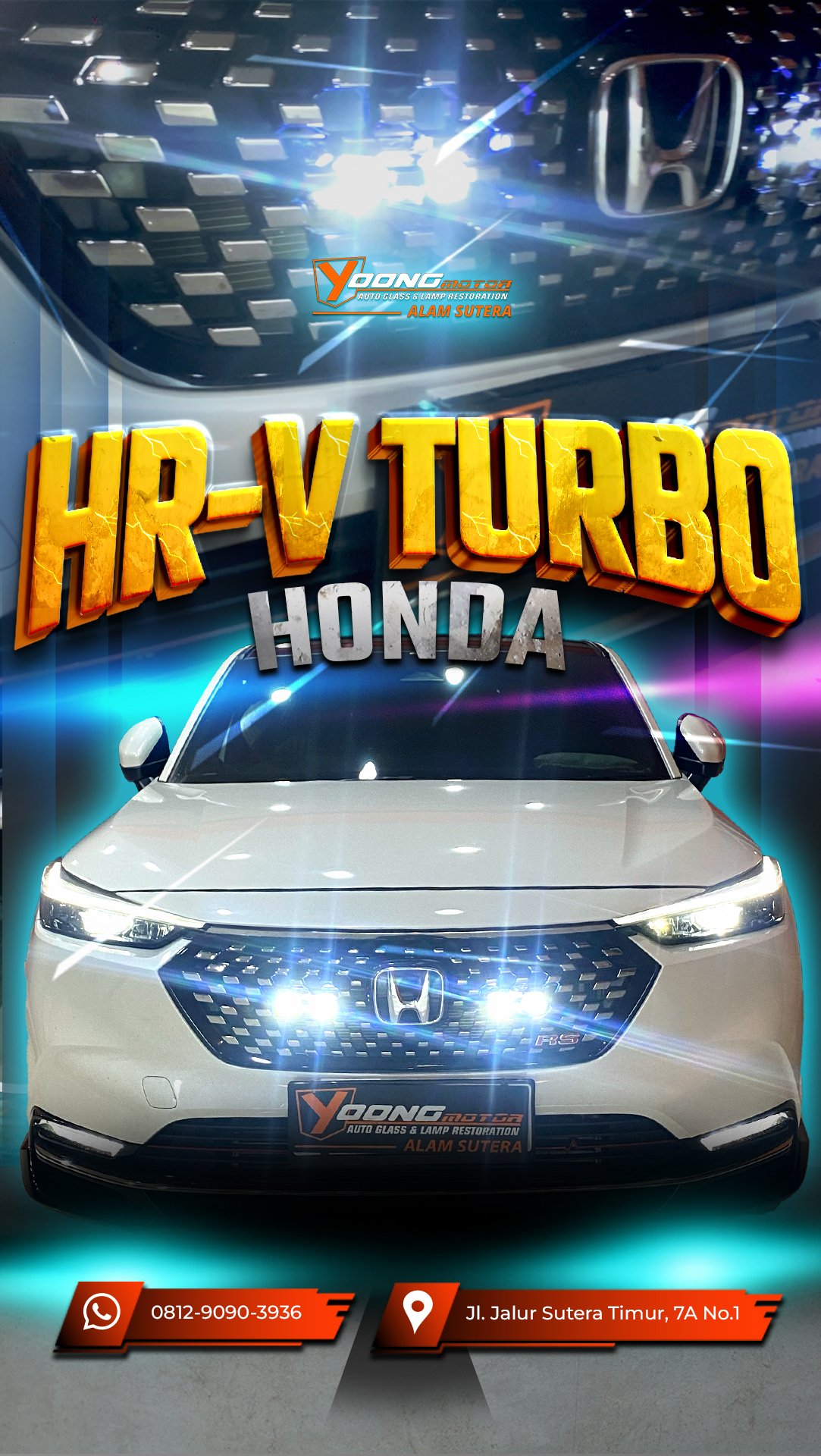 HRV Turbo RS Upgrade ke Mini Projie