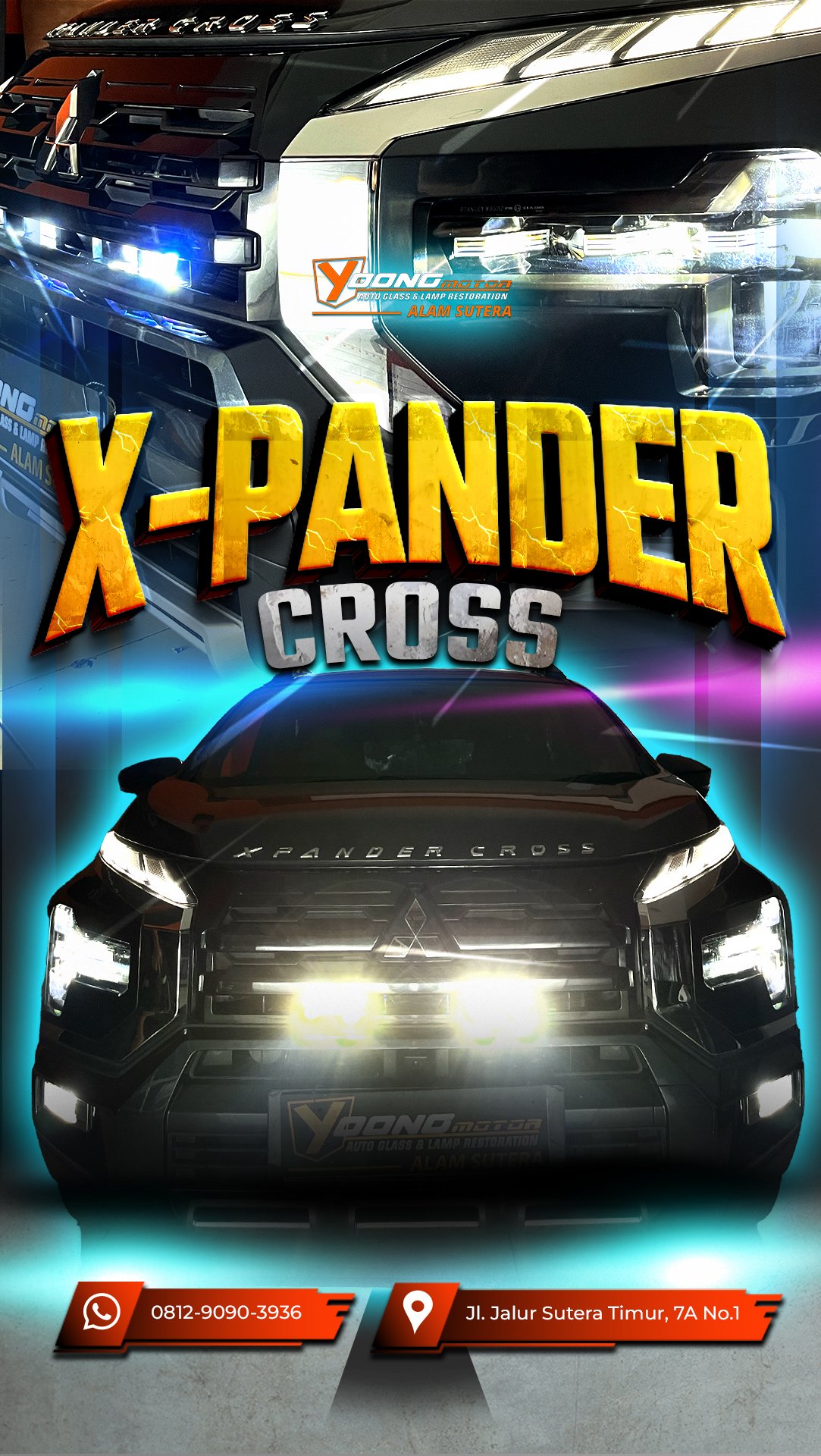 Upgrade Mini Projie ke Xpander Cross