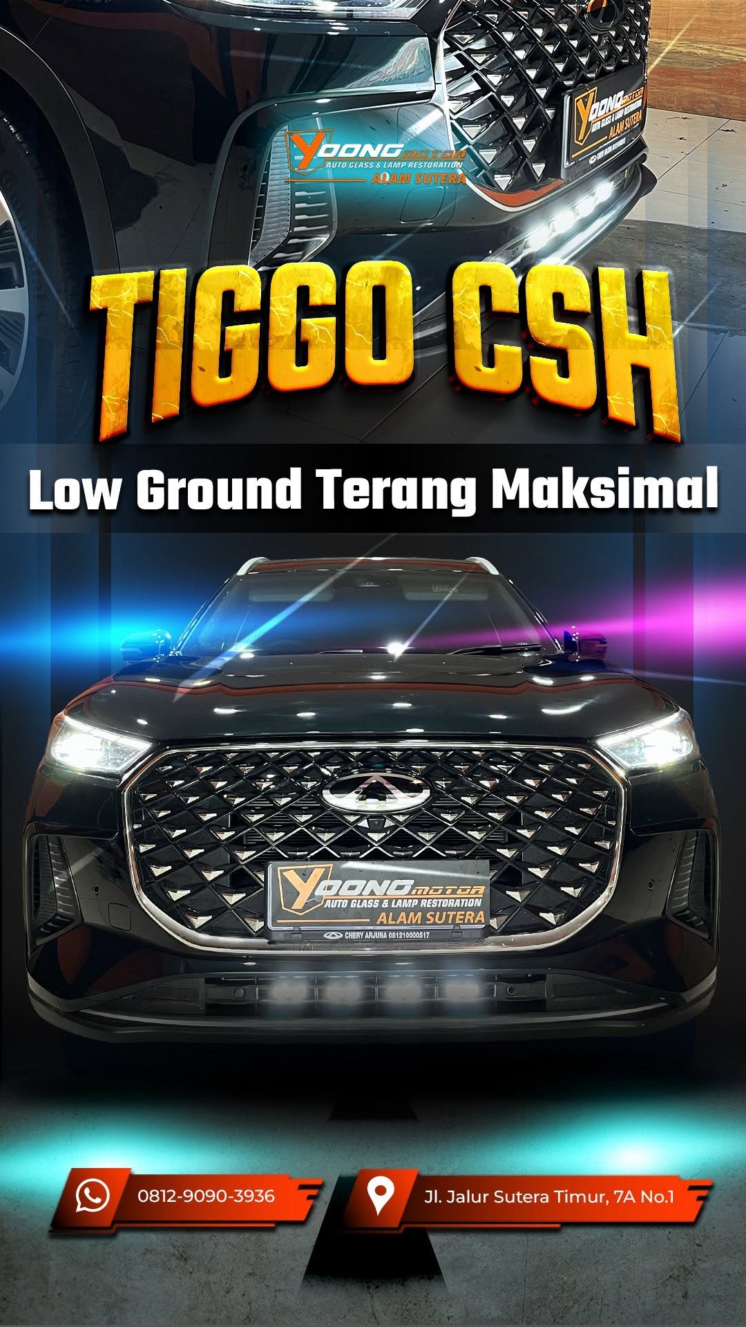 Penambahan Mini Projie Untuk Mengisi Penerangan Bawah