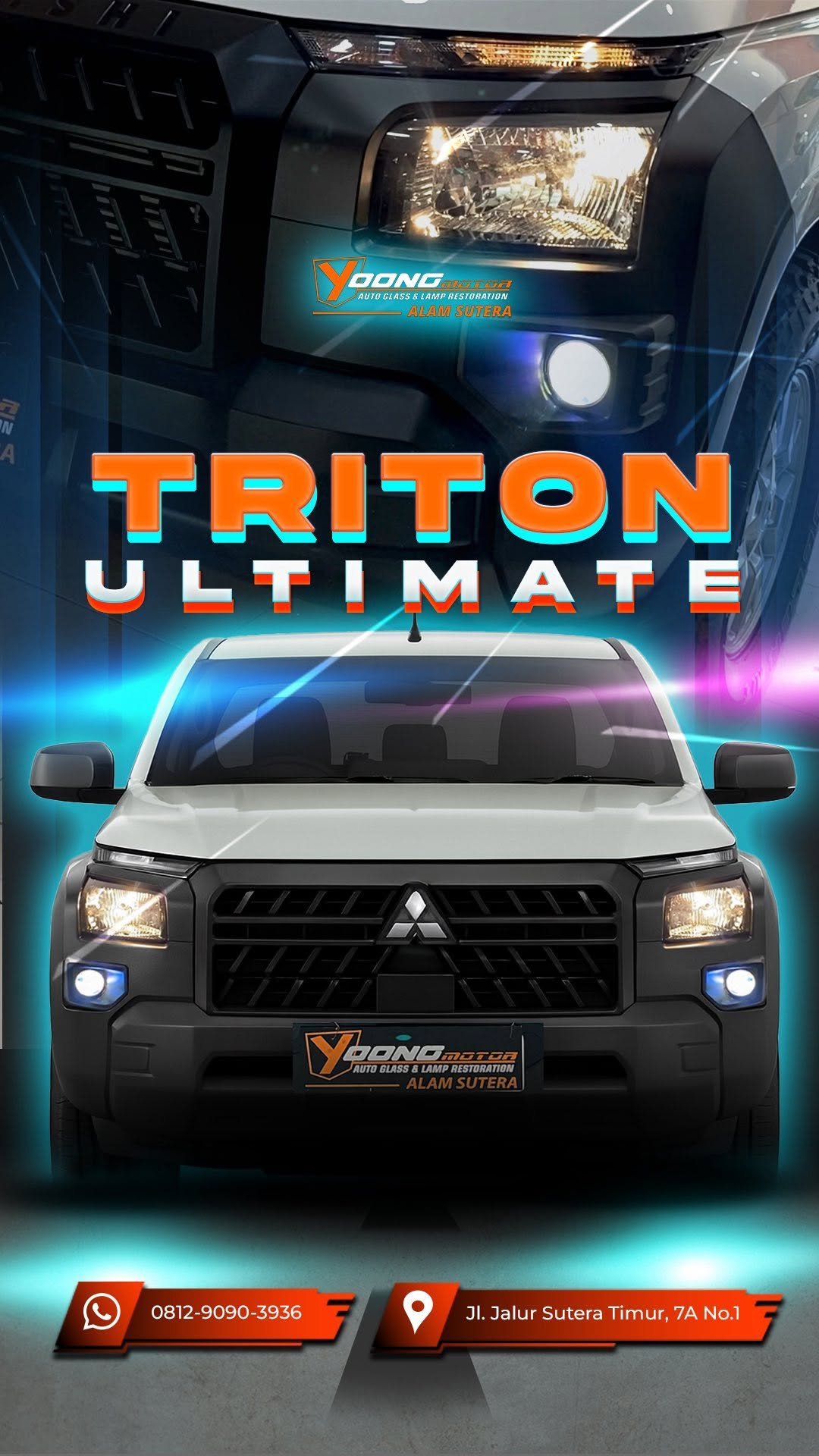 Triton HDX Lebih Pede Melibas Gelap