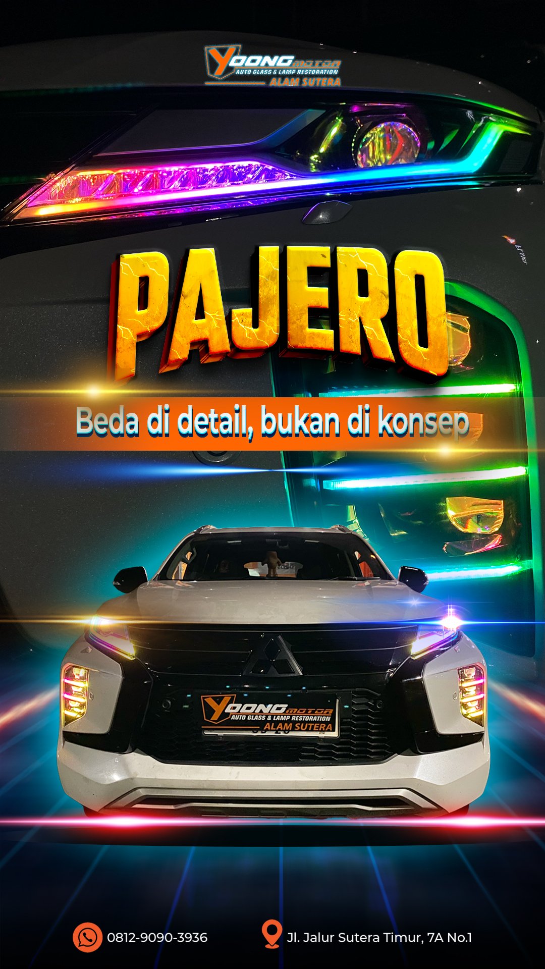 Full Custom di Pajero Sport