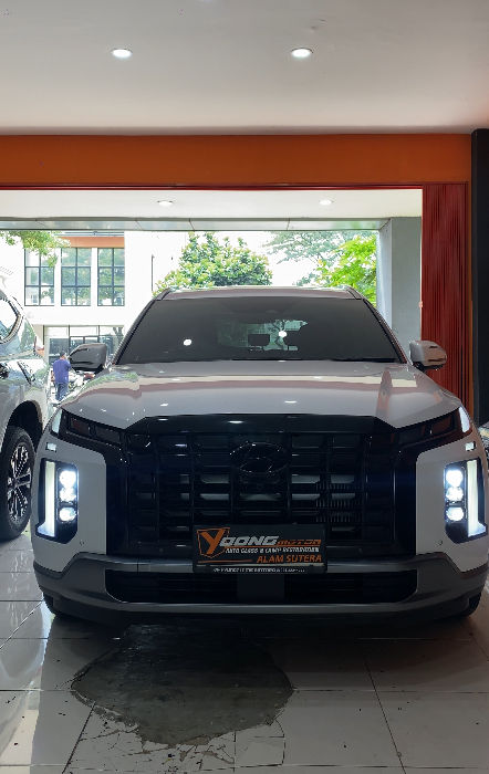 Projector Upgrade di Hyundai Palisade